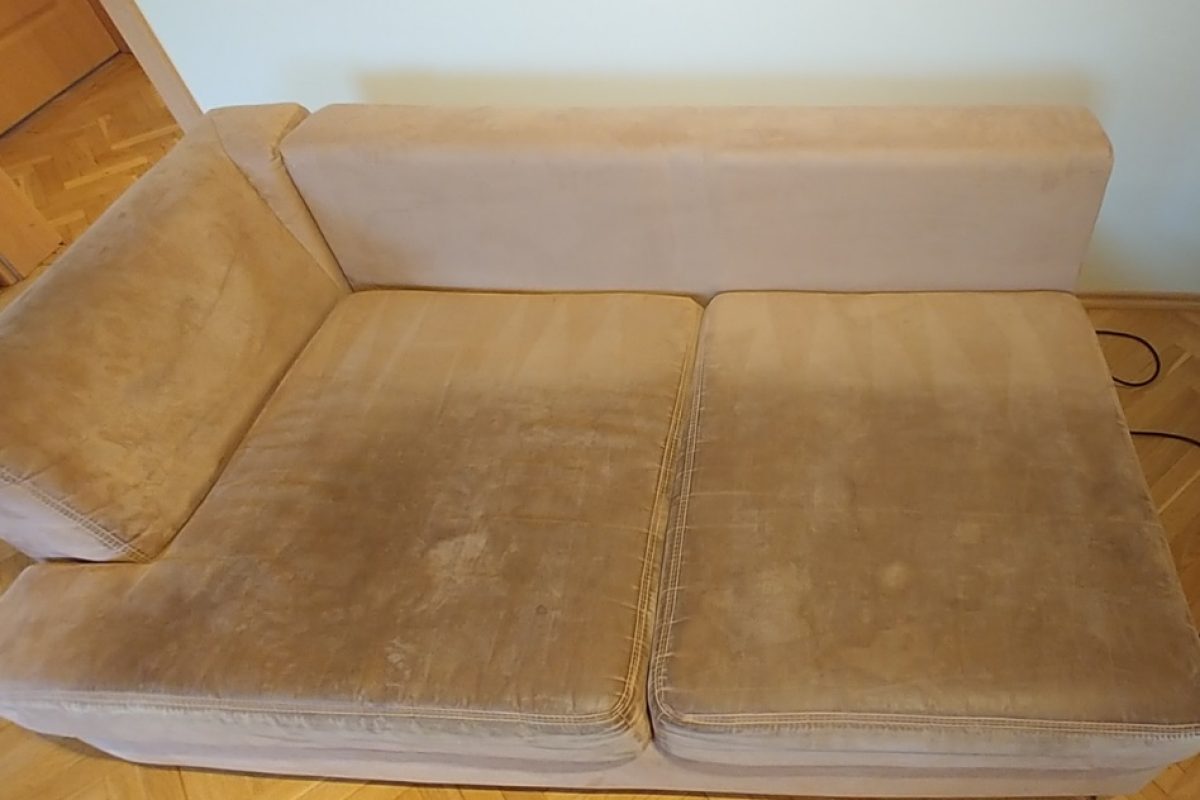 pranie kanapy Warszawa - przed