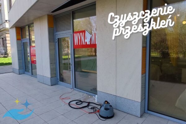 Czyszczenie przeszkleń sklepowych